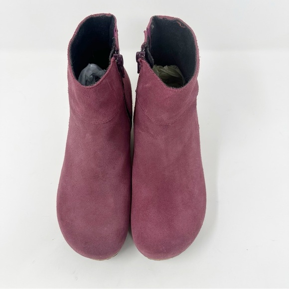 Birkenstock Mauve Wedge Ankle Booties - Picture 3 of 9